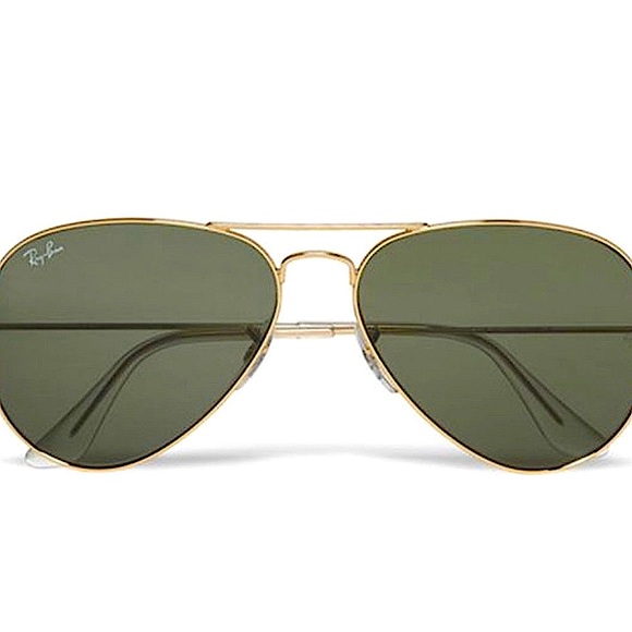 Ray-Ban Large Original 58mm Aviator Sunglasses with Case and Cleansing Cloth. - Picture 3 of 4